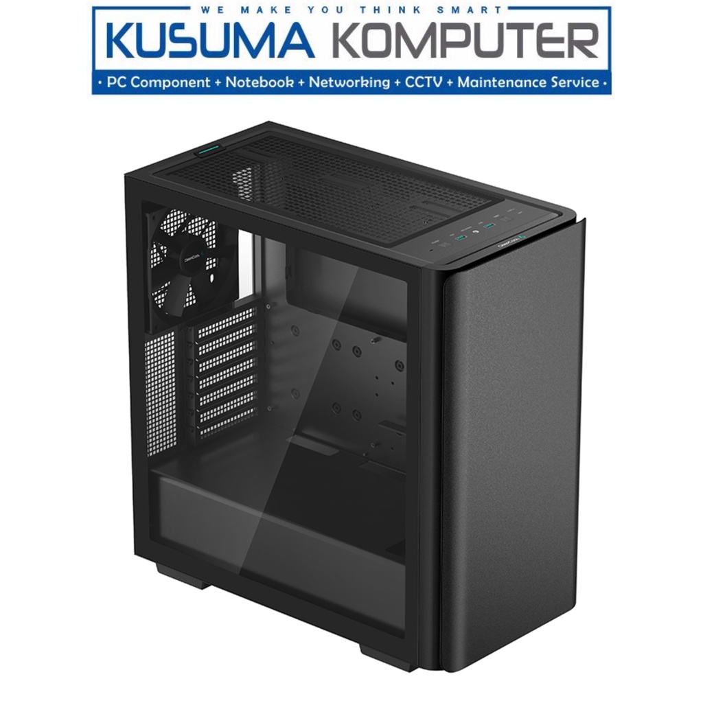 Deepcool CK500 Black + 2 Fan Mid Tower Casing PC