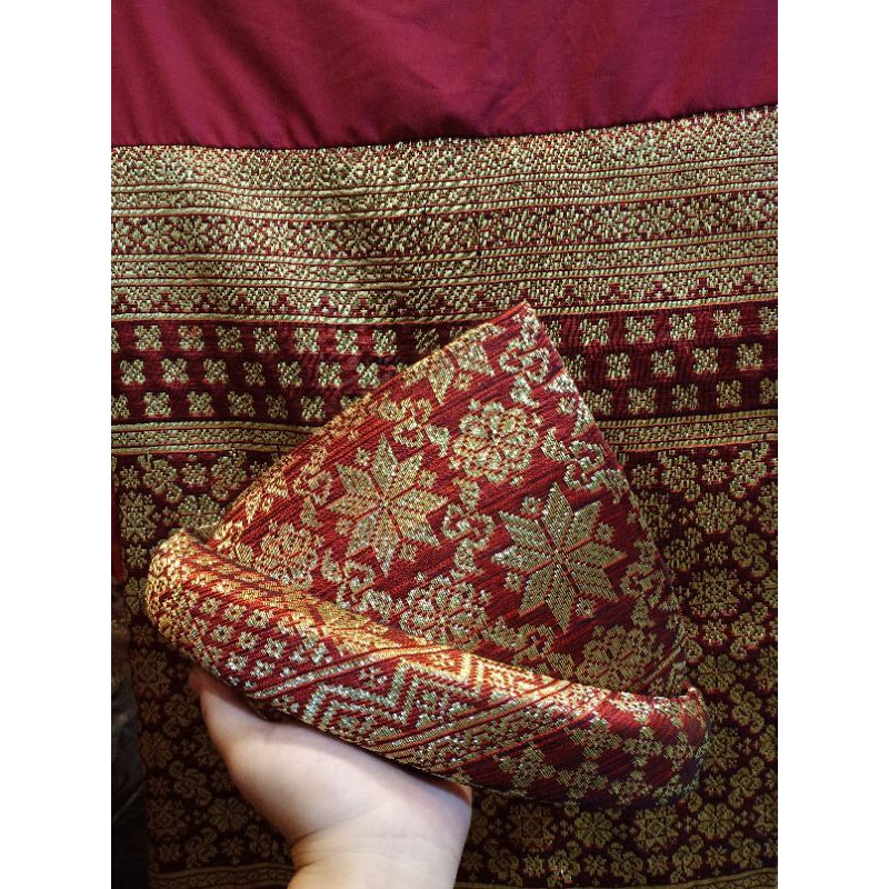 Tanjak Rumpak Songket Tenun Asli