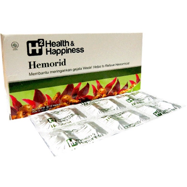 

H2 Hemorid box isi36-untuk gejala wasir/ambeien