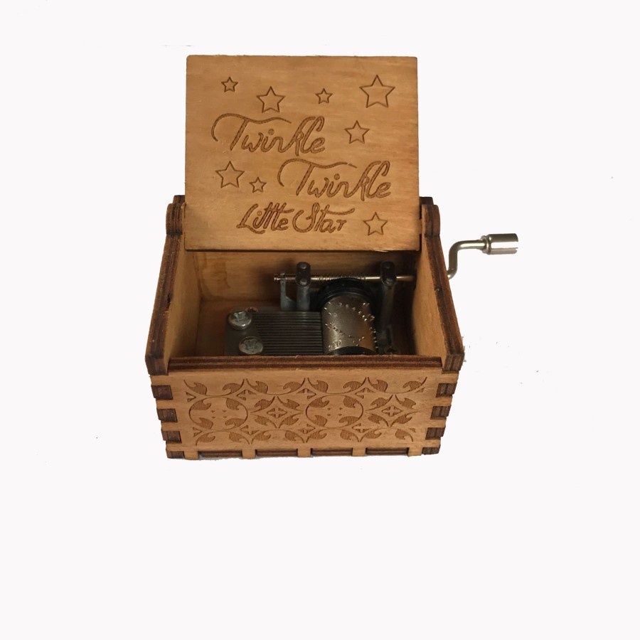 Wooden Music Box - Kotak Musik