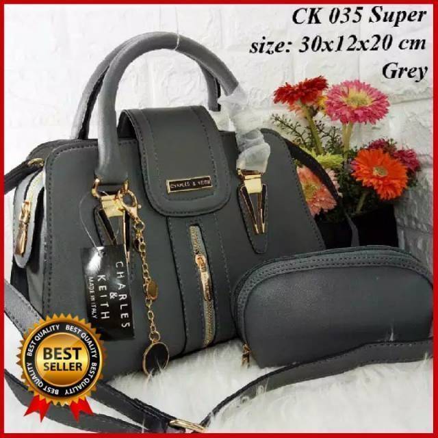 TAS FASHION WANITA SELEMPANG IMPORT PREMIUM 1386 - 23cm 3 tali Slempang Nikita Bags Tas CK