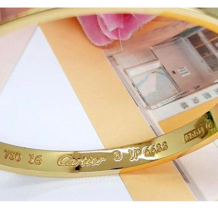 JTFN G50 Gelang bangle cartier titanium bentuk oval ぐ 14