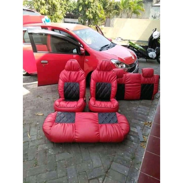 variasi cover jok sarung jok bungkus jok mobil Honda Jazz/Agya/Ayla/Honda brio