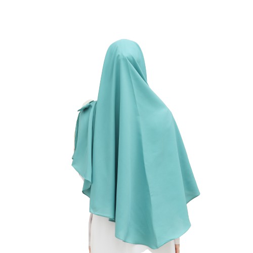 TERBARU Khimar Belah Pita Samping Pinguin Wolfis