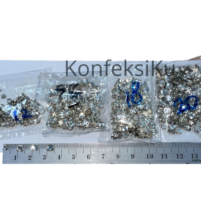 Sequins Mutiara Cangkang Jahit / Diamond Cangkang Jahit/ Payet Kristal Jahit