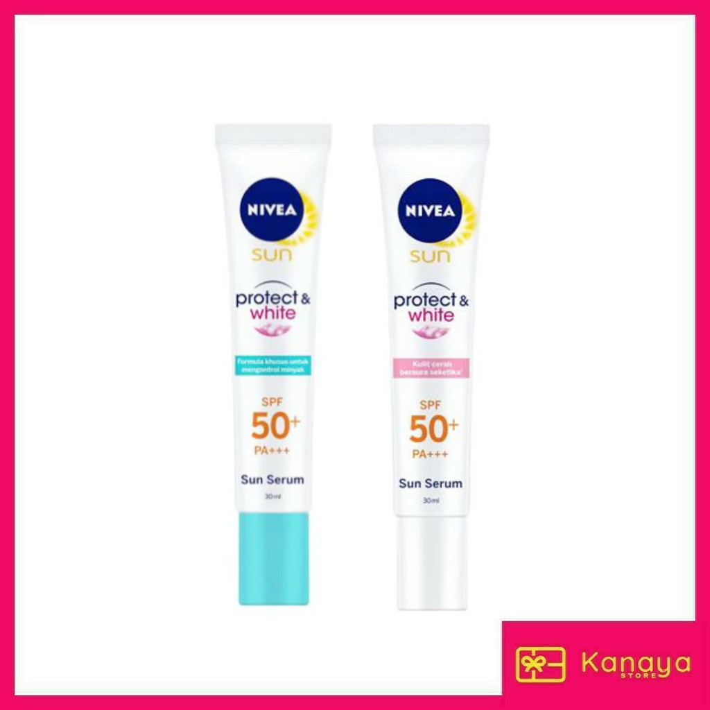 (BISA COD) Nivea Sun Protect &amp; White Serum SPF50+ PA+++ 30 ml