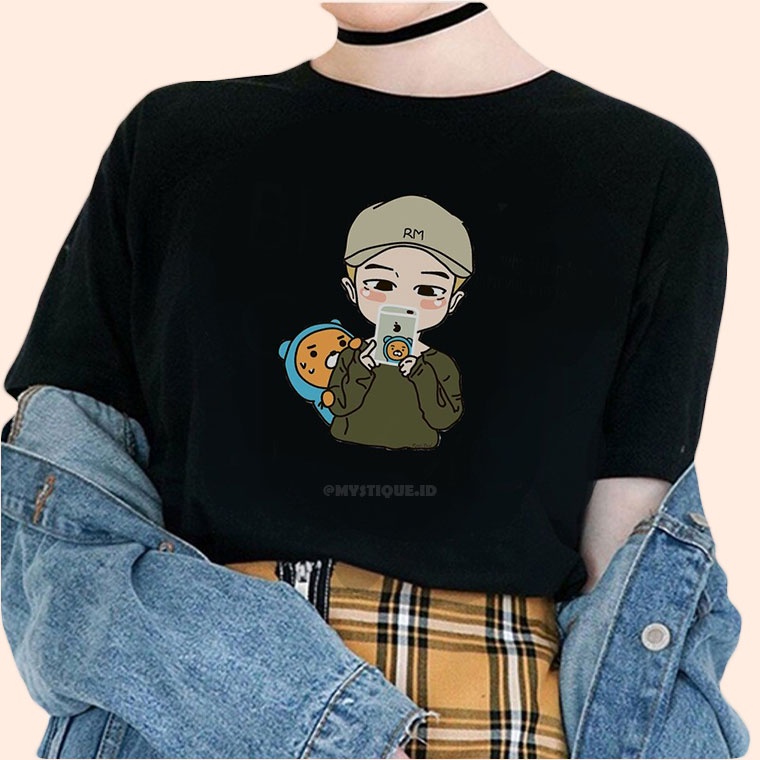 MYSTIQUE.ID - BAJU KAOS KARTUN BTS KOREA AESTHETIC LUCU UNTUK ARMY