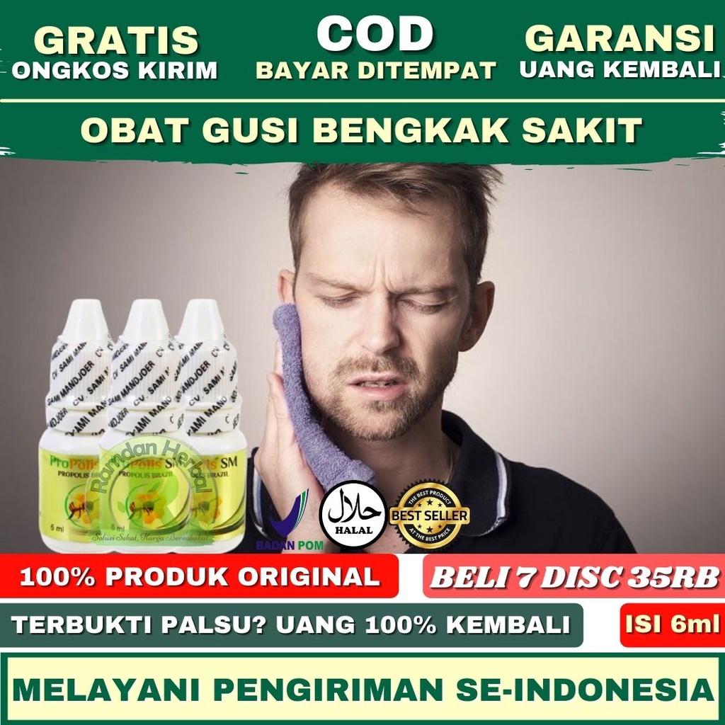 [BISA COD] Obat Gusi Bengkak Sakit-Gusi Bernanah-Gusi Berdarah-Nyeri Rahang-Polip Gusi-Anak-Dewasa-S