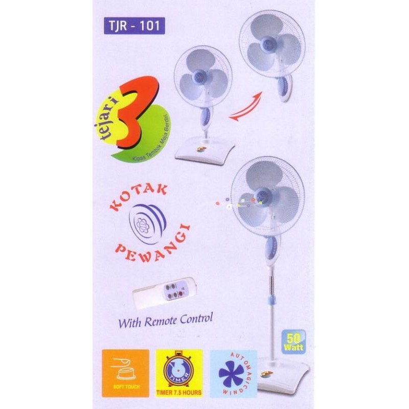 kipas angin miyako remote TJR 101 / 3in 1