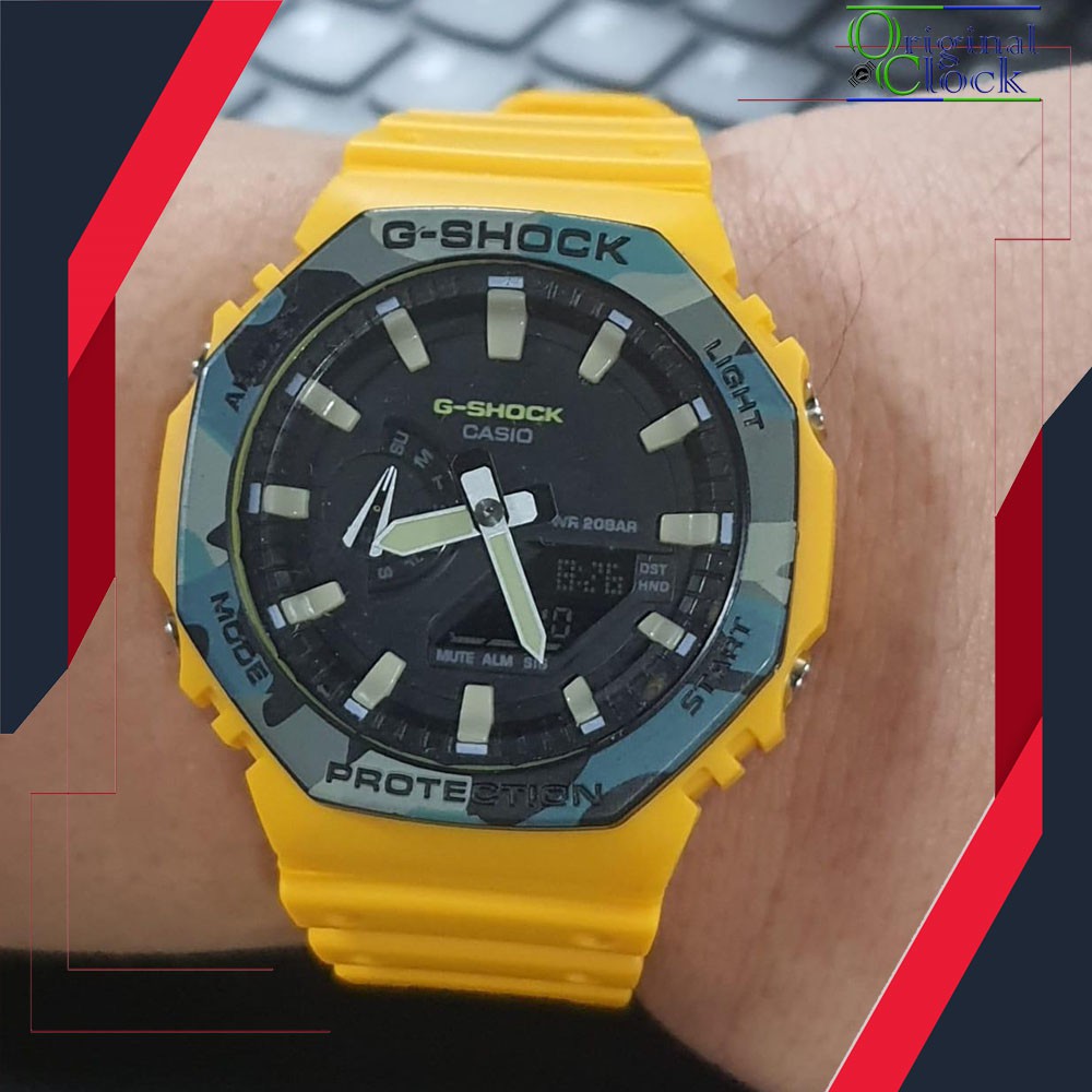 CAS*10 G-SHOCK GA2100 - JAM TANGAN PRIA WANITA | RANTAI | KULIT | KARET | MURAH | PRIA WANITA MODEL 