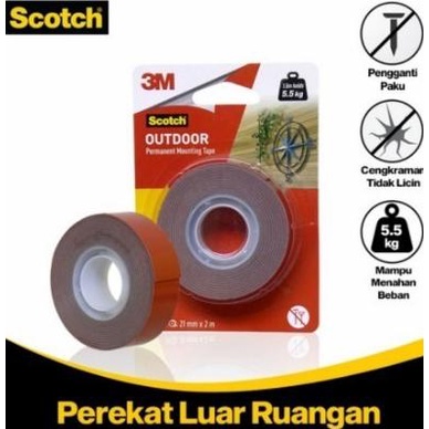 

3M Scotch Double Tape Foam Tape VHB Mounting Outdoor 4011 CUCI GUDANG