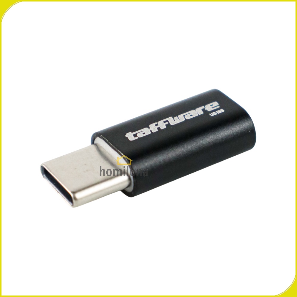 Adaptor Konverter Micro USB ke USB 3.1 Type C Taffware US189 Black