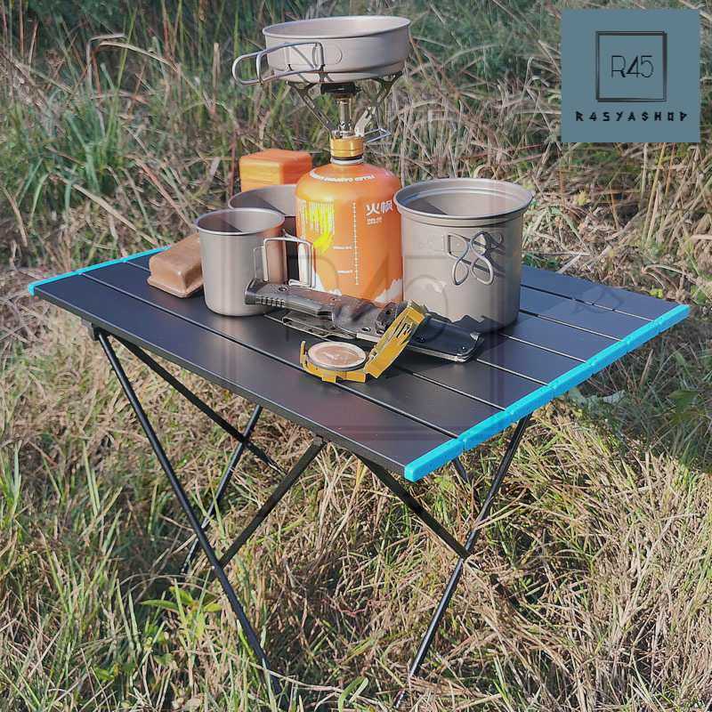 TaffSPORT Meja Lipat Piknik Foldable Portable Aluminium