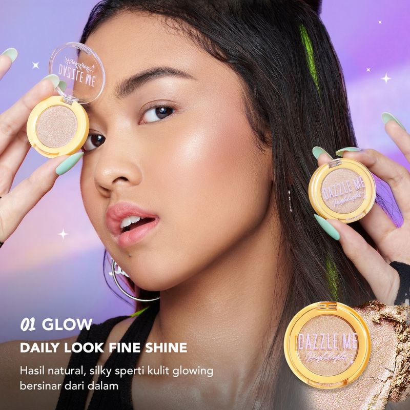 Dazzle Me Galaxy Shines Highlight | Silky Smooth High Glow Highlighter [TARABABYSTORE]