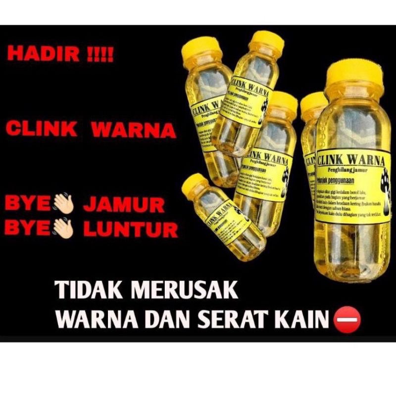 CLINK WARNA 250 mil/ clink pembersih jamur