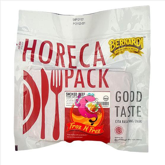 

Bernardi Smoked Beef Block 500 Gram - Horeca Pack Terlaris