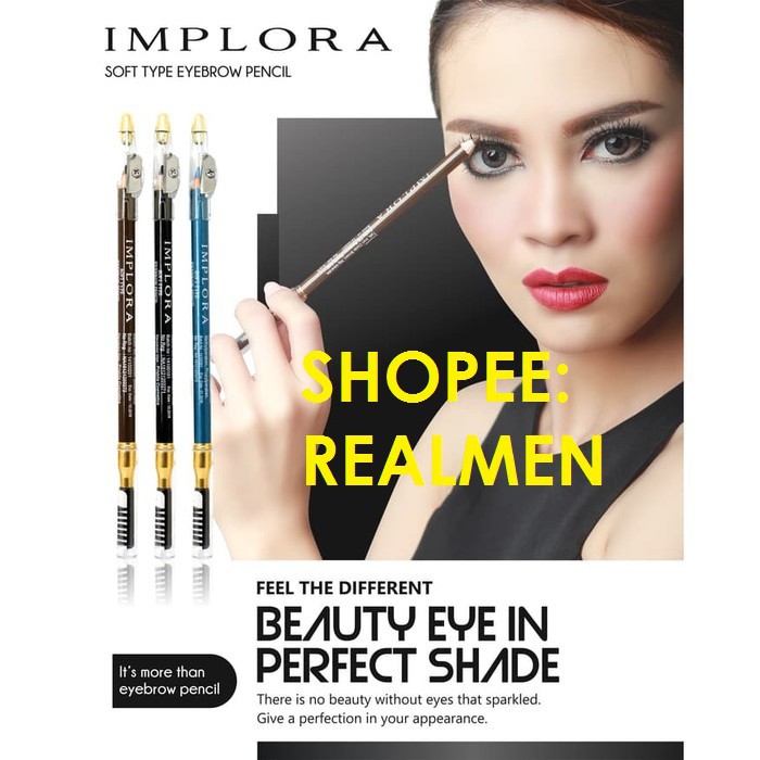 BPOM PENSIL ALIS IMPLORA SOFT EYE BROW ORIGINAL