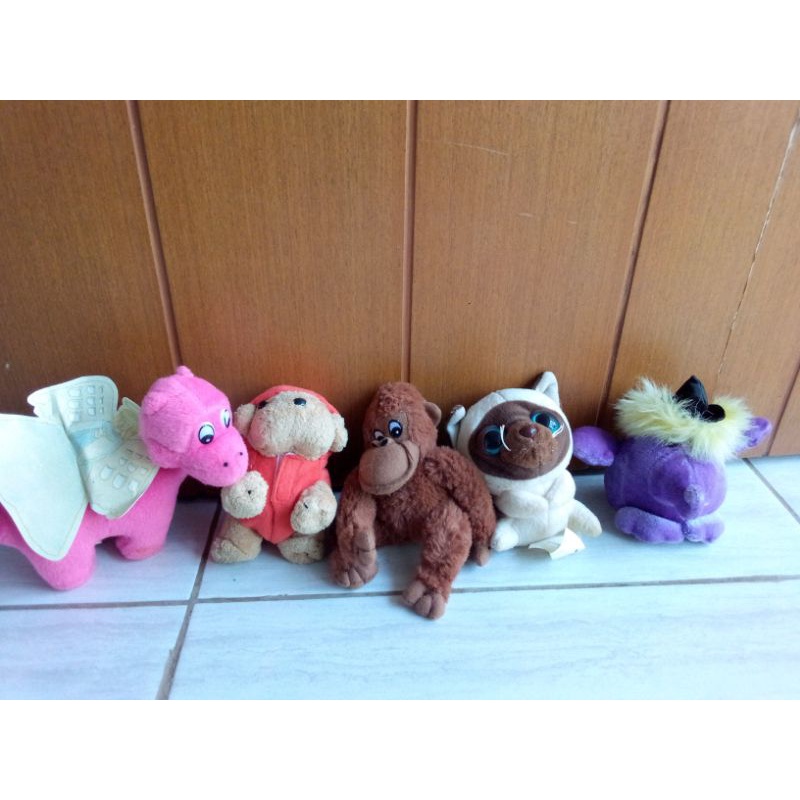 PROMO MERDEKA boneka murah lucu,dino,monyet,mabel,ikea