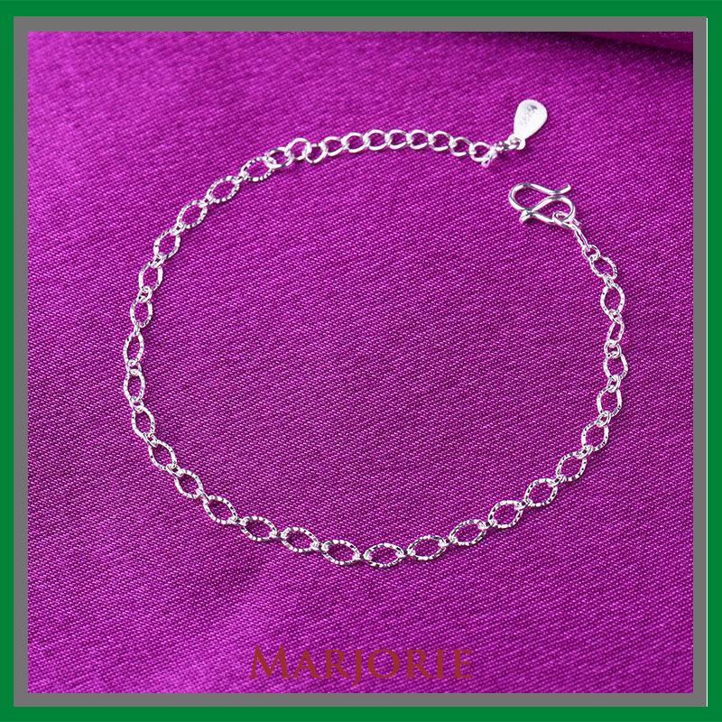 Gelang Rantai Bahan 925 Silver Untuk Wanita-MJD