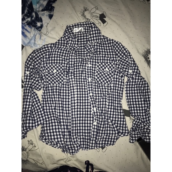 kemeja anak perempuan motif kotak kotak