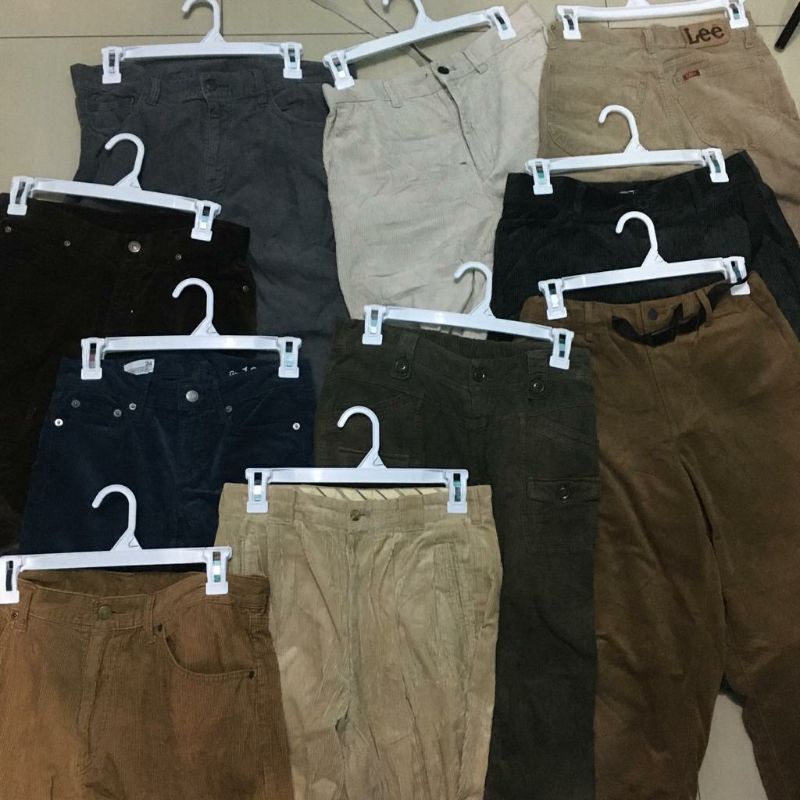 borongan 10pcs corduroy