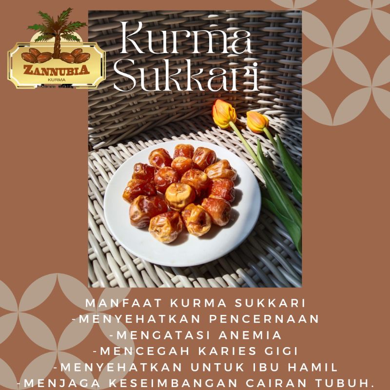 

KURMA SUKKARI ALGASIM 1/2KG ZANNUBIA KURMA - SEHAT HALAL NIKMAT