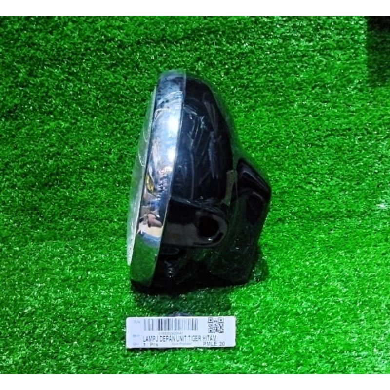 Lampu Depan Tiger Hitam / Reflector Tiger Hitam / Head Lamp Tiger Hitam merk Win