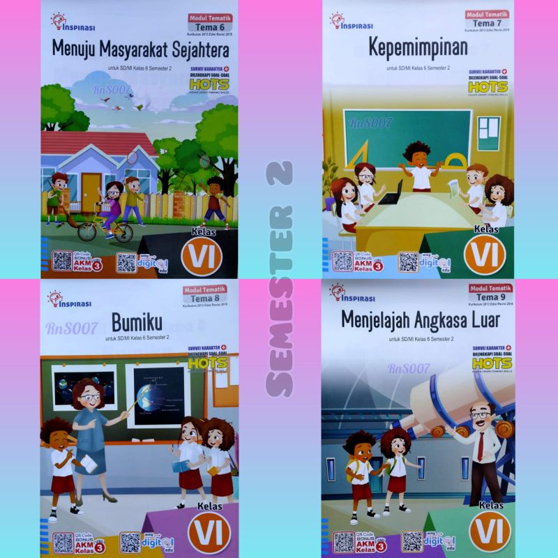 Inspirasi Tematik Kelas 6 SD/MI Semester 2 "WMG"