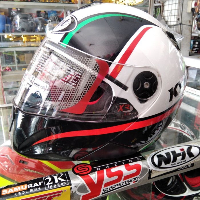 HELM KYT X ROCKET MOTIF FULL FACE