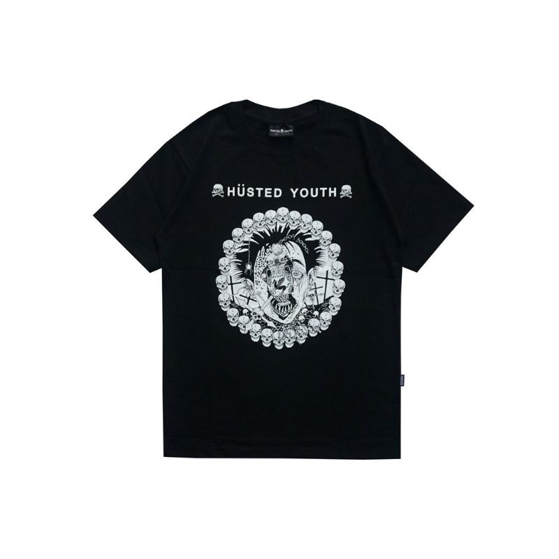 KAOS DISTRO KEREN HUSTED YOUTH SKULL