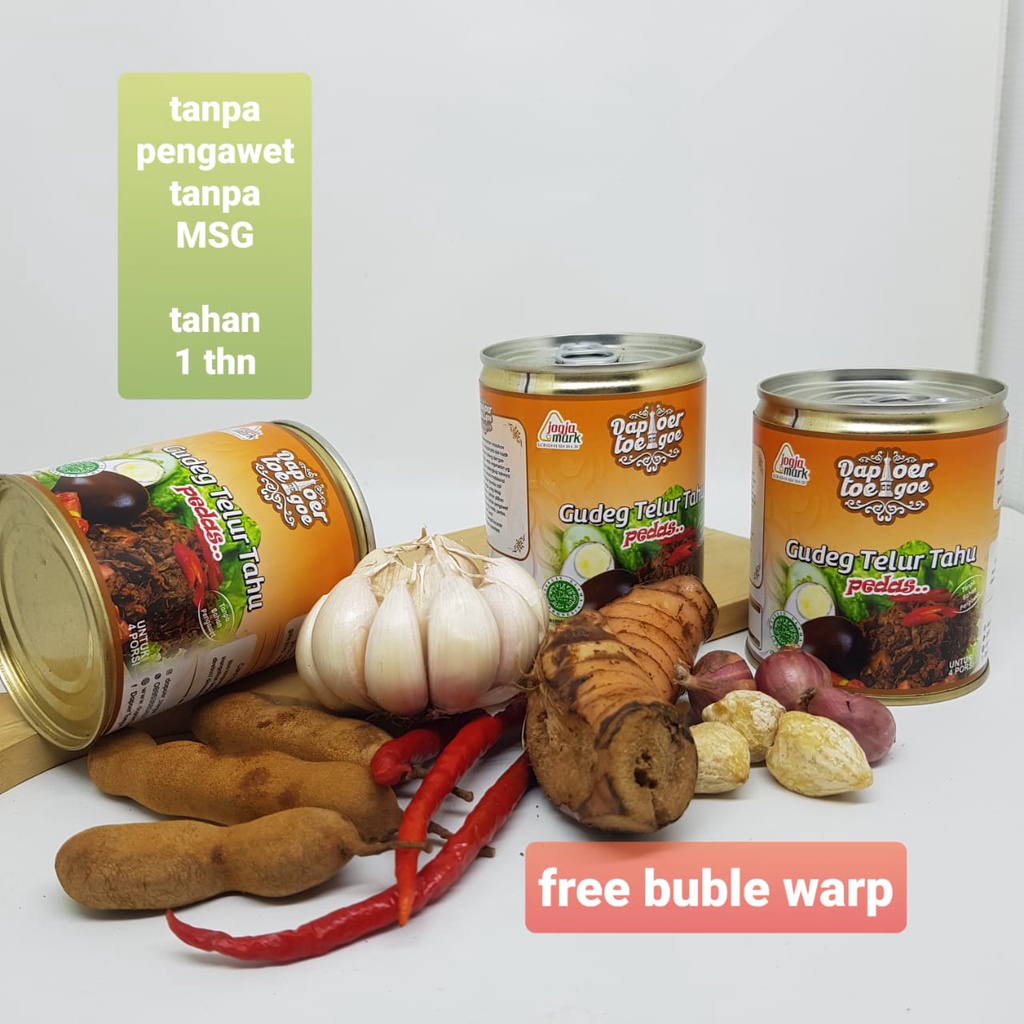 

Gudeg Jogja PREMIUM Dapoer Toegoe Telur Tahu Pedas oleh oleh jogja