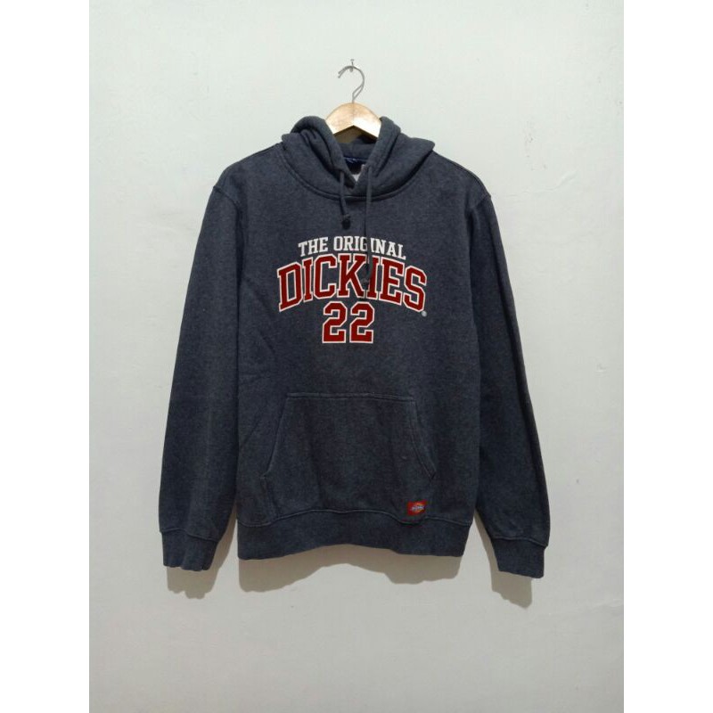 jaket hoodie DICKIES dark grey size L original second vintage kondisi mulus