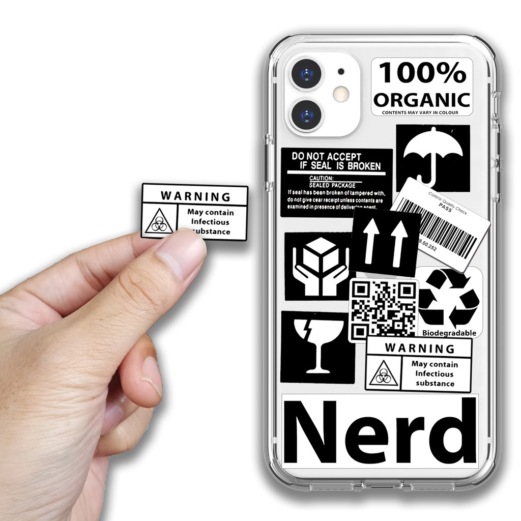 

Sticker Aesthetic Stiker Tumblr Handphone Series Fragile (isi 11 pcs)
