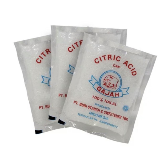 Citrun / Citric Acid cap GAJAH 50gr Asam Sitrat