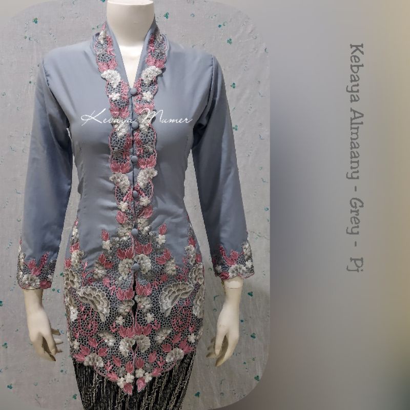 Kebaya Encim. Kebaya Encim Modern. Kebaya  Kerja. Kebaya Bordir. Kebaya Jadi-Abu2 Almany Pj