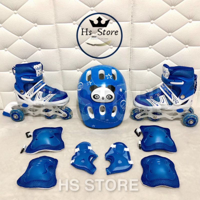 READY SEMUA WARNA &amp; UKURAN ! FULLSET SEPATU RODA INLINE SKATE, HELM ,DEKKER UNTUK ANAK TERMURAH !!!