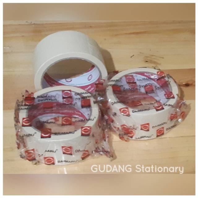 Lakban Kertas Masking Tape 2 inch DAIMARU [ 1 piece ]