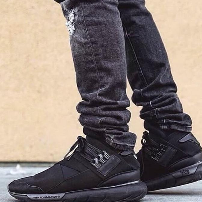 Sepatu Adidas Qasa Y3 Yohji Yamamoto High Black Premium Original