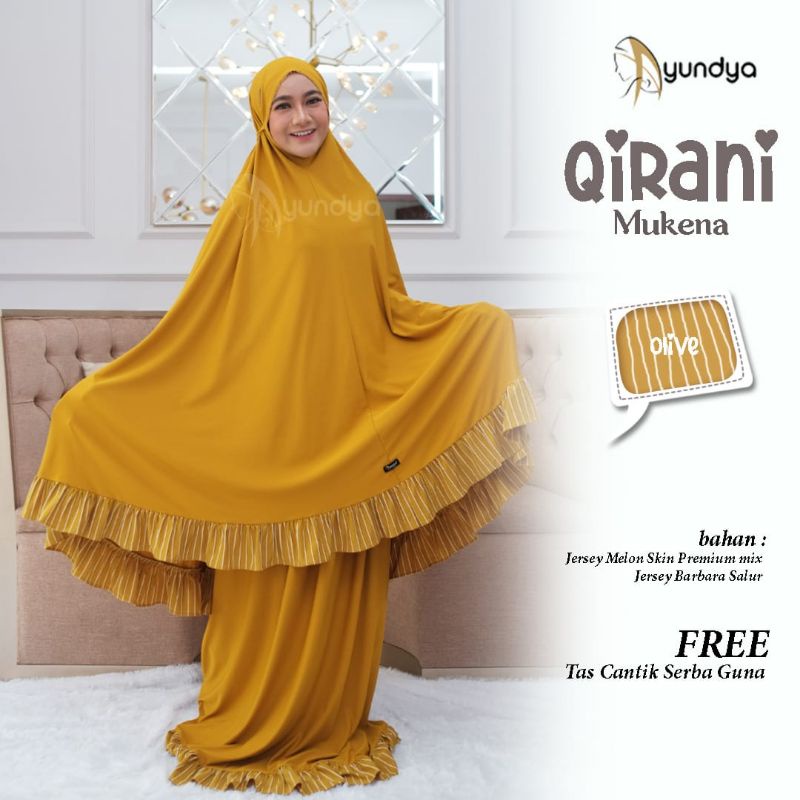MUKENA QIRANI BY AYUNDYA / Mukena terbaru / Mukena Viral / Mukena Bestseller / Mukena Jersey / Ramad