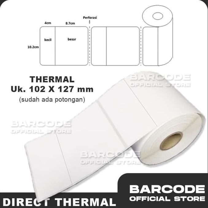 

Produk Terbaik] Sticker Label Barcode Jne 102 X 127 - 102X127 Mm 102X127Mm Thermal