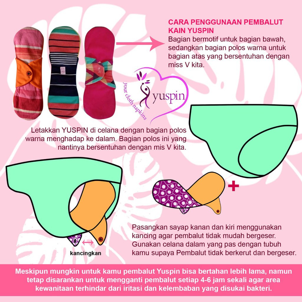 [FREE GIFT] PAKET PEMBALUT NIGHT USE YUSPIN ANTI BACTERIAL