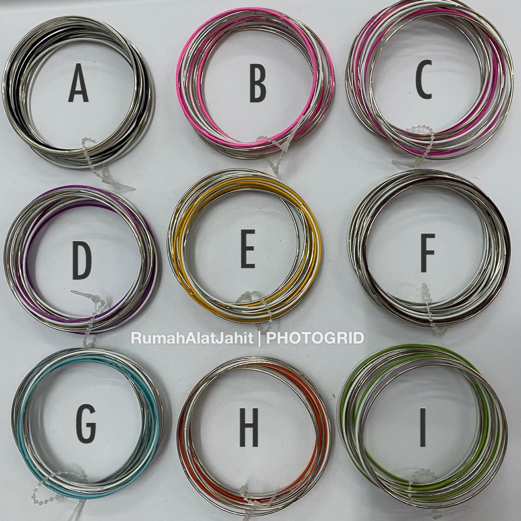 Aksesories Fashion Gelang Wanita Model 1311 - 9 Pilihan Warna