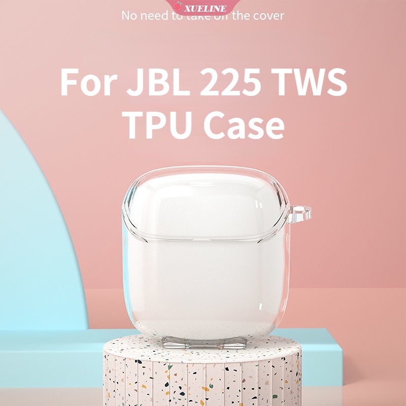 Jbl t225tws case Pelindung earphone bluetooth JBLT 220TWS Transparan anti Jatuh