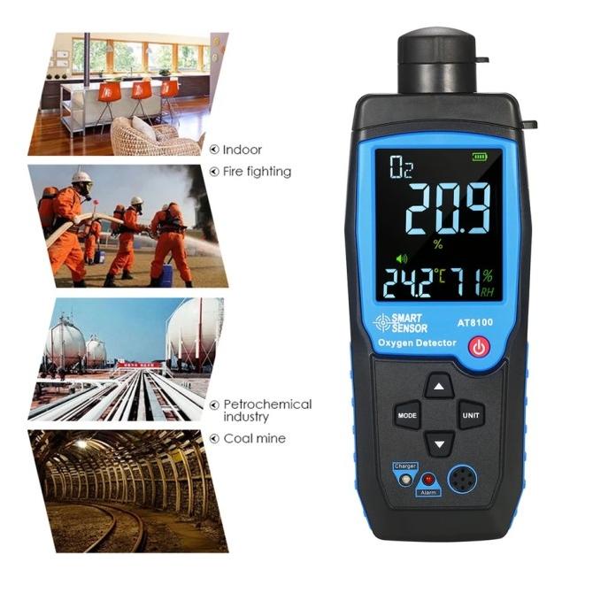 Gas Detector Oxygen O2 Oxygen Detector Oxygen Meter Sensor O2 Meter