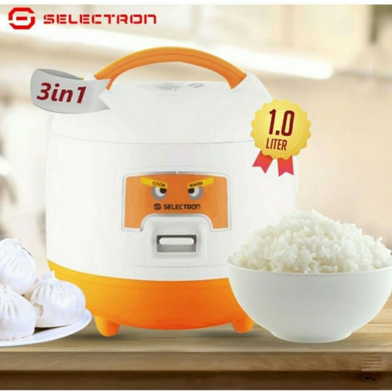 Rice Cooker SELECTRON 1 Liter SE 803 - Magic Com 3 In 1