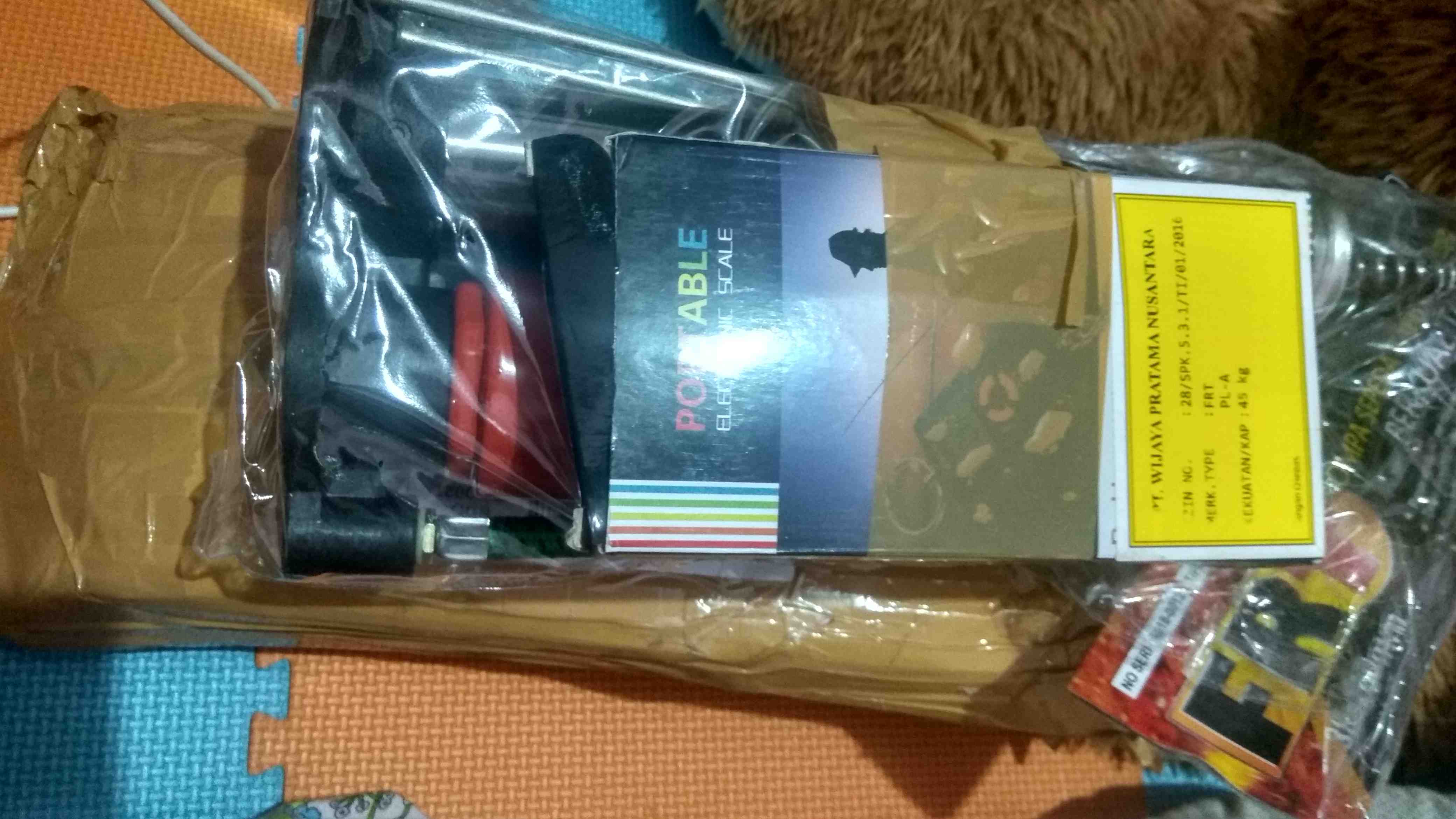 Timbangan Buah Laundry Digital Gantung 45kg