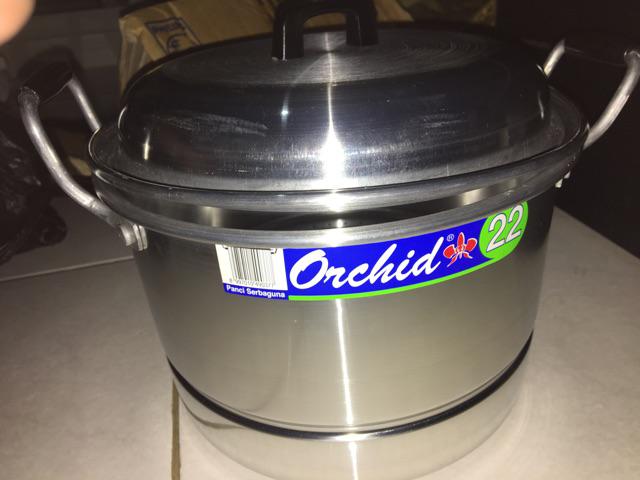 Panci Serbaguna 22 Cm Orchid / Steamer / Langseng