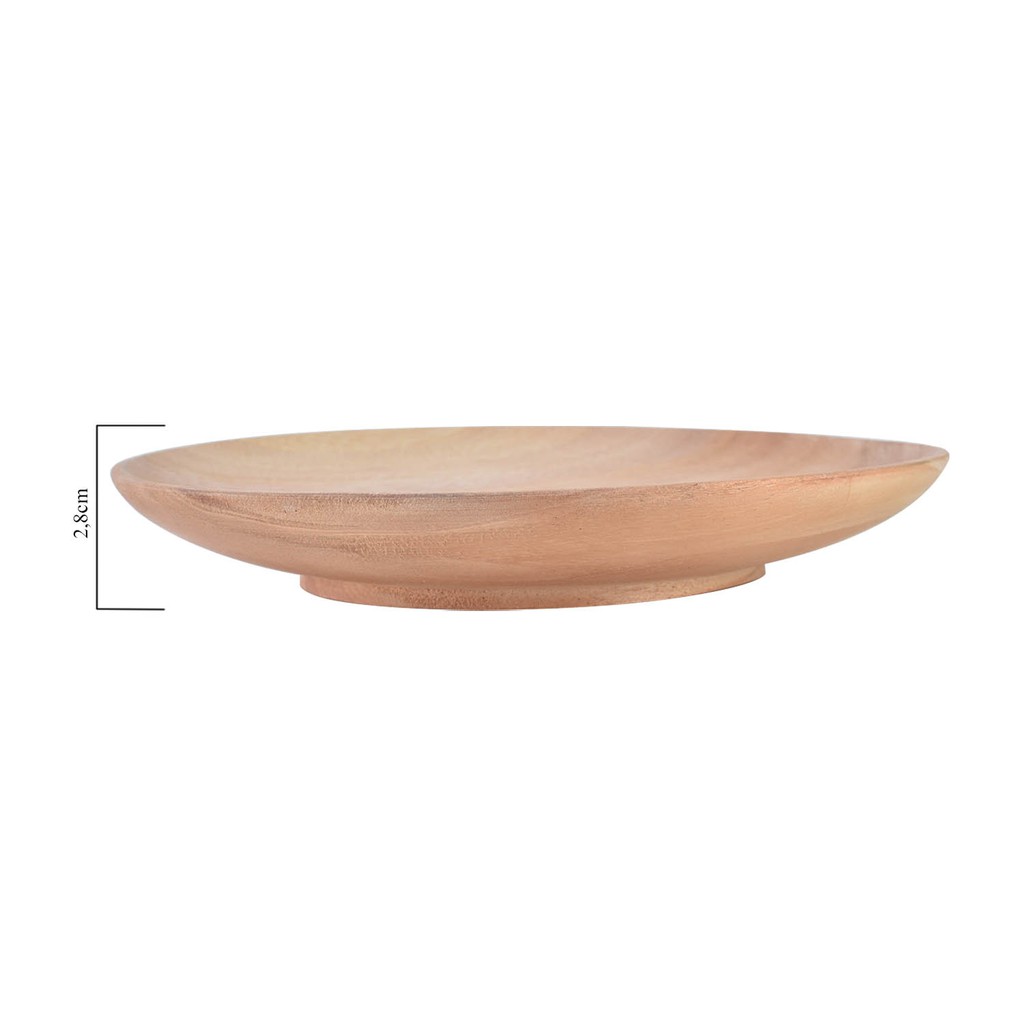 Wooden Plate / Piring Kayu 20 Cm