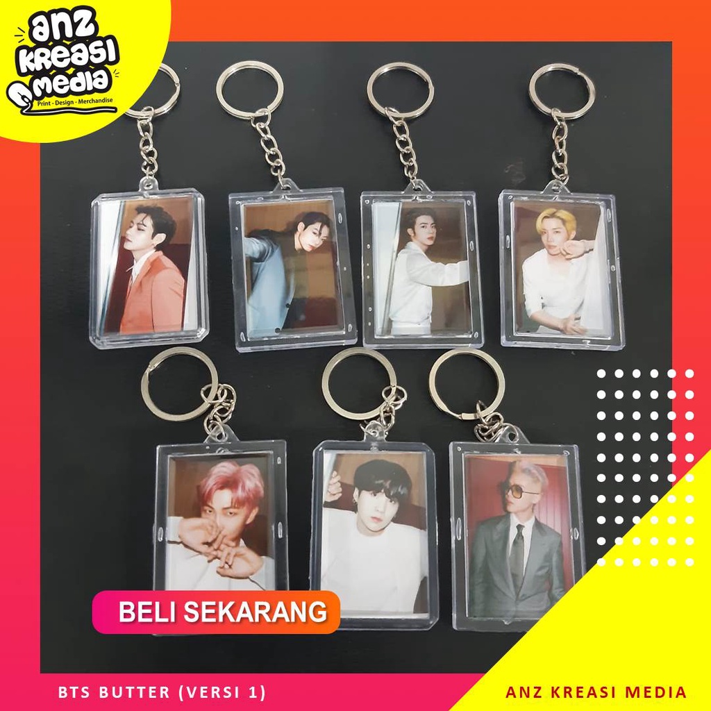 (READY STOCK) GANTUNGAN KUNCI AKRILIK - BTS BUTTER VER 1