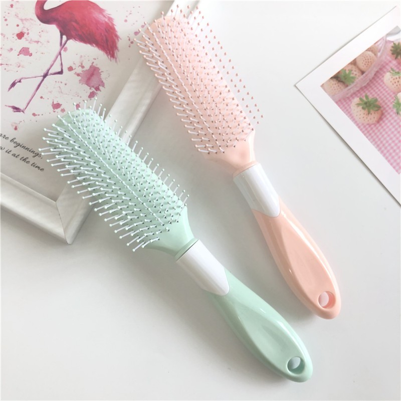 ED - SISIR RAMBUT KOTAK ANTI KUSUT / SISIR ANTI KUSUT / SISIR PIJAT KESEHATAN PREMIUM-2